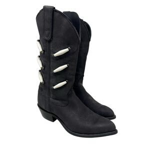 Women's Capezio Genuine Leather Cowboy Cowgirl Western Boots 6